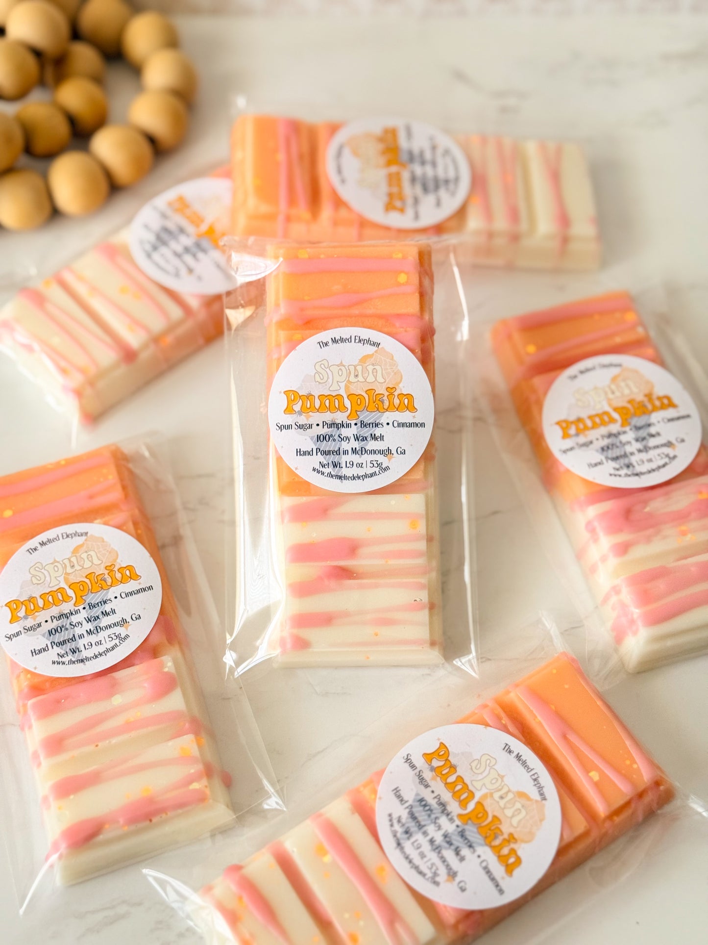 Spun Pumpkin Snap Bar Wax Melt