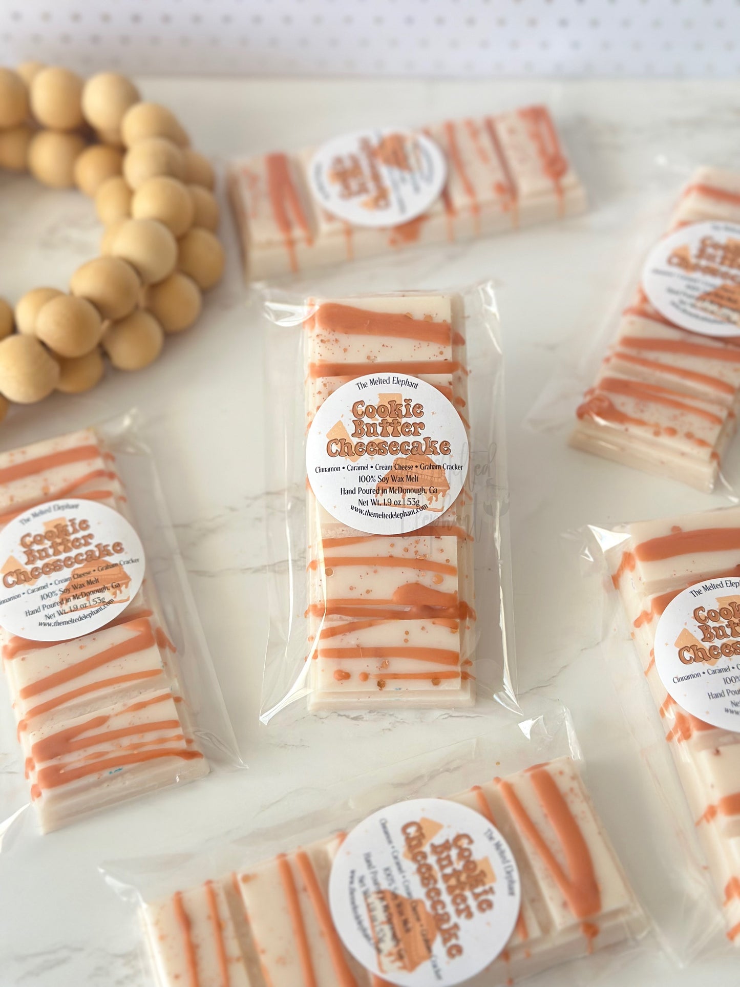 Cookie Butter Cheesecake Wax Melt Snap Bar