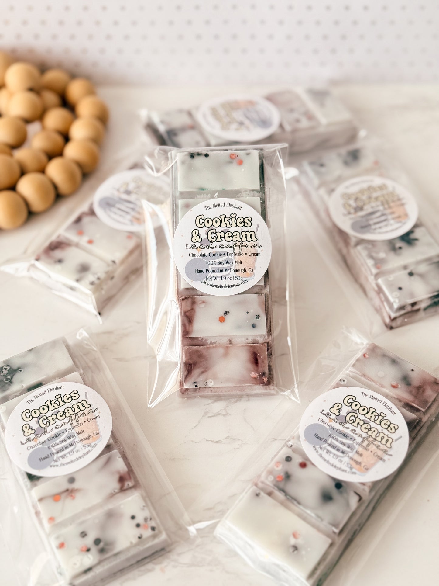 Cookies & Cream Iced Coffee Wax Melt Snap Bar