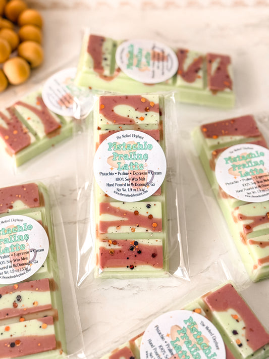 Pistachio Praline Latte Snap Bar Wax Melt