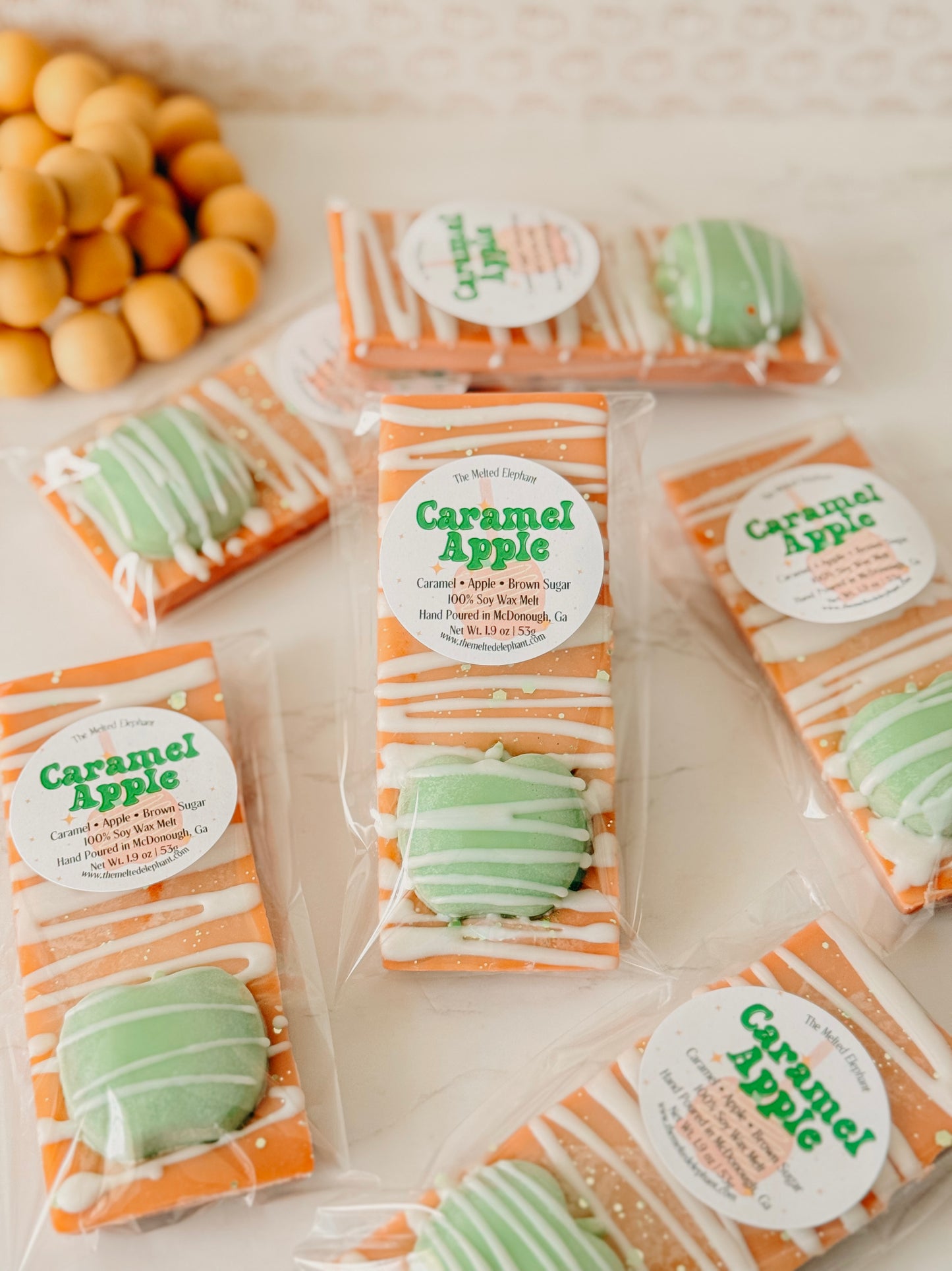 Caramel Apple Wax Melt Snap Bar