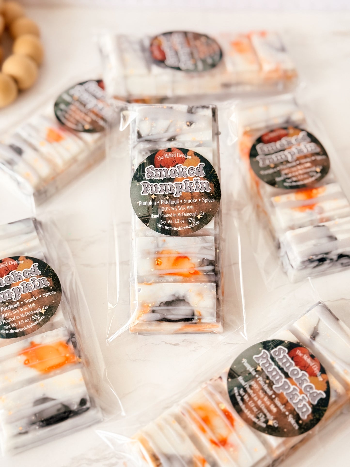 Smoked Pumpkin Snap Bar Wax Melt