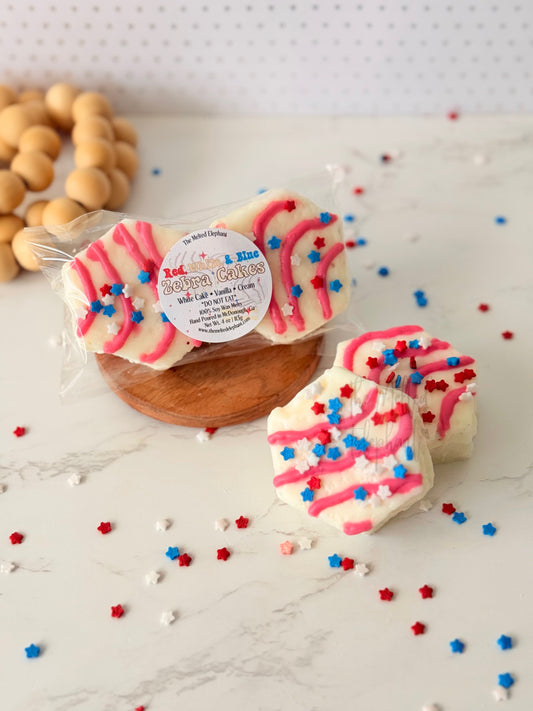 Red, White, & Blue Cake Wax Melts