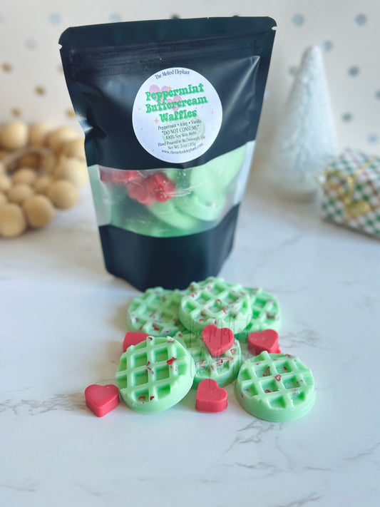 Peppermint Buttercream Waffle Wax Melts