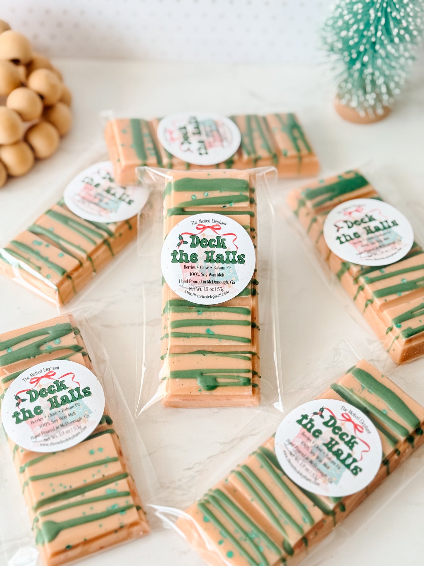 Deck the Halls Snap Bar Wax Melt