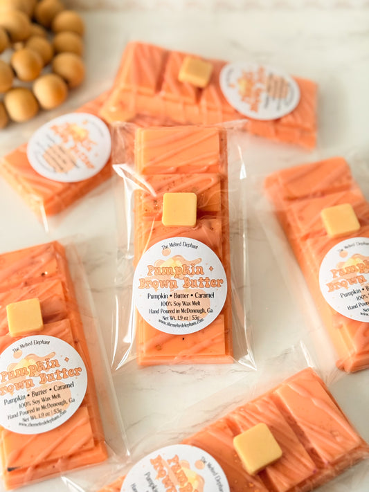 Pumpkin + Brown Butter Snap Bar Wax Melt