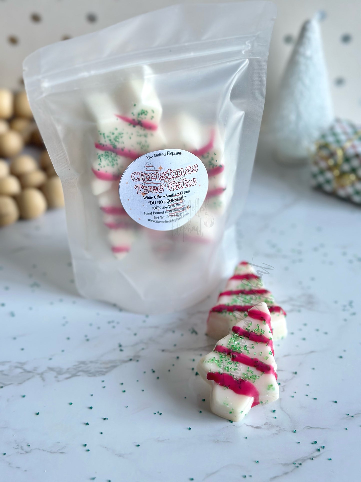 Christmas Cake Wax Melts (Wholesale)