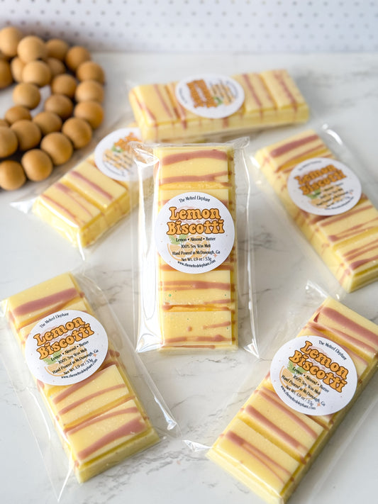 Lemon Biscotti Wax Melt Snap Bar