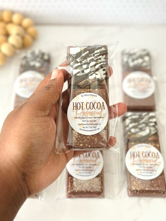 Hot Cocoa Obsessed Wax Melt Snap Bar