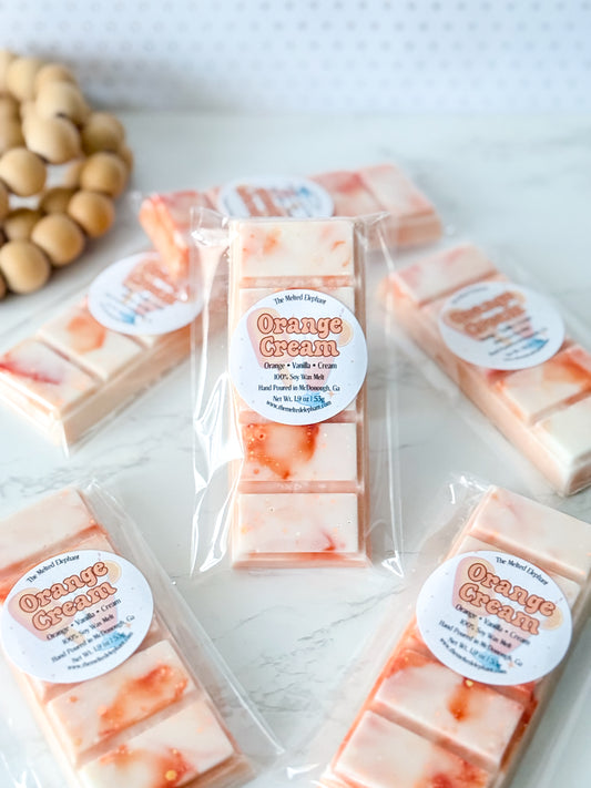 Orange Cream Snap Bar Wax Melt