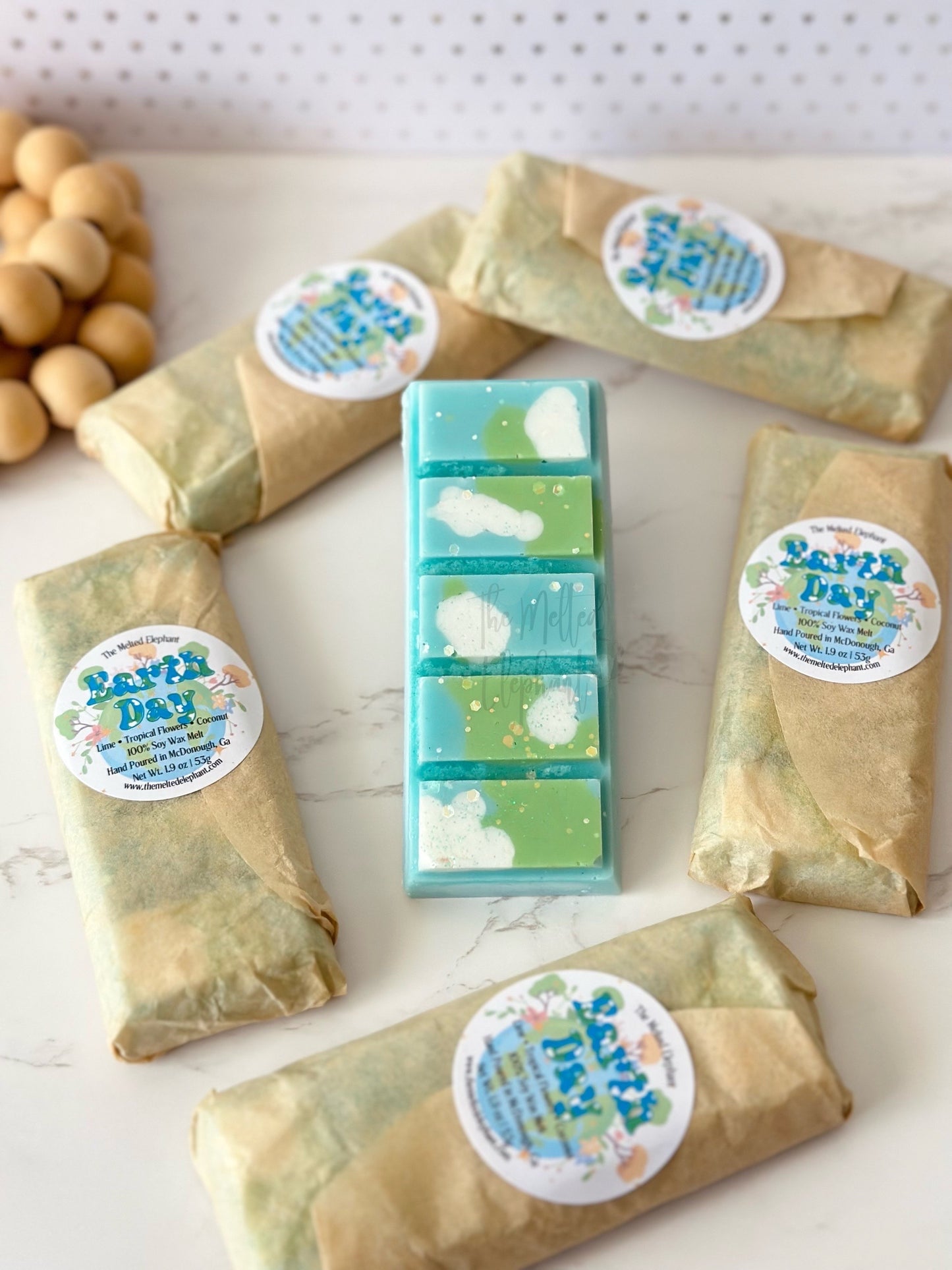 Earth Day Wax Melt Snap Bar