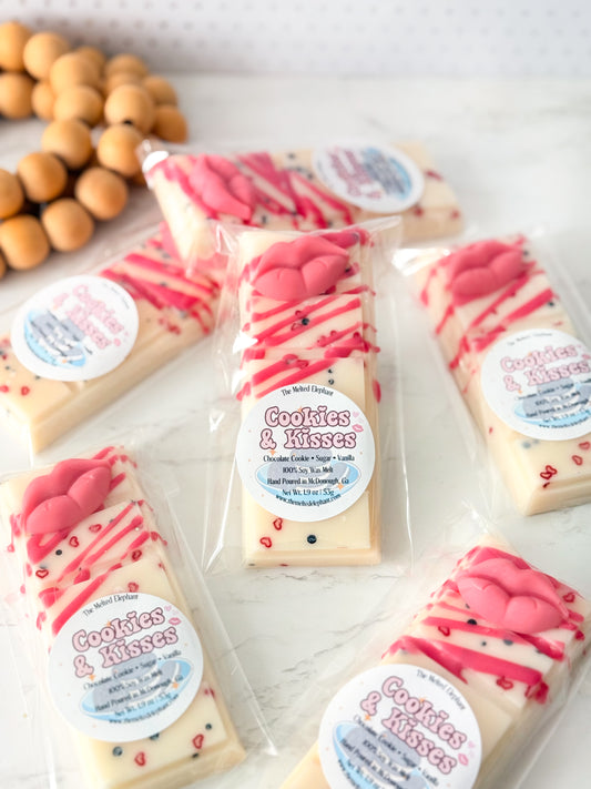Cookies & Kisses Wax Melt Snap Bar