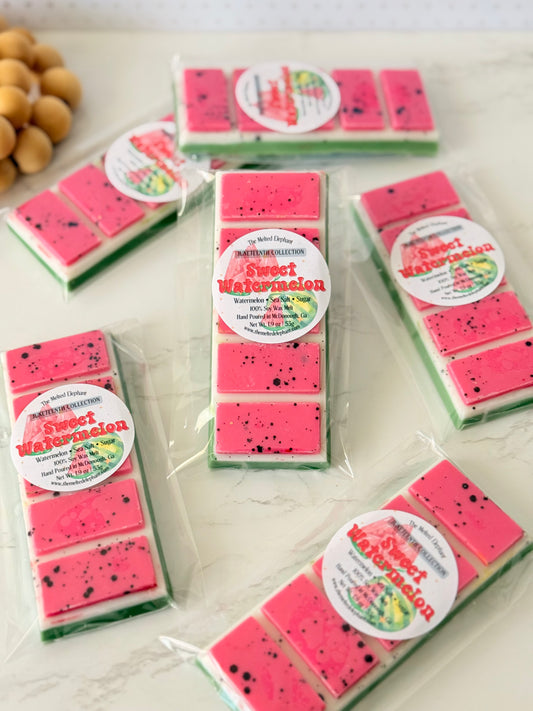 Sweet Watermelon Snap Bar Wax Melt