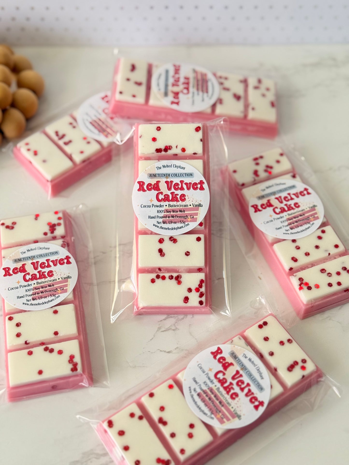 Red Velvet Cake Snap Bar Wax Melt
