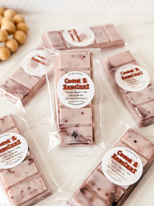 Cocoa & Hazelnut Snap Bar Wax Melt