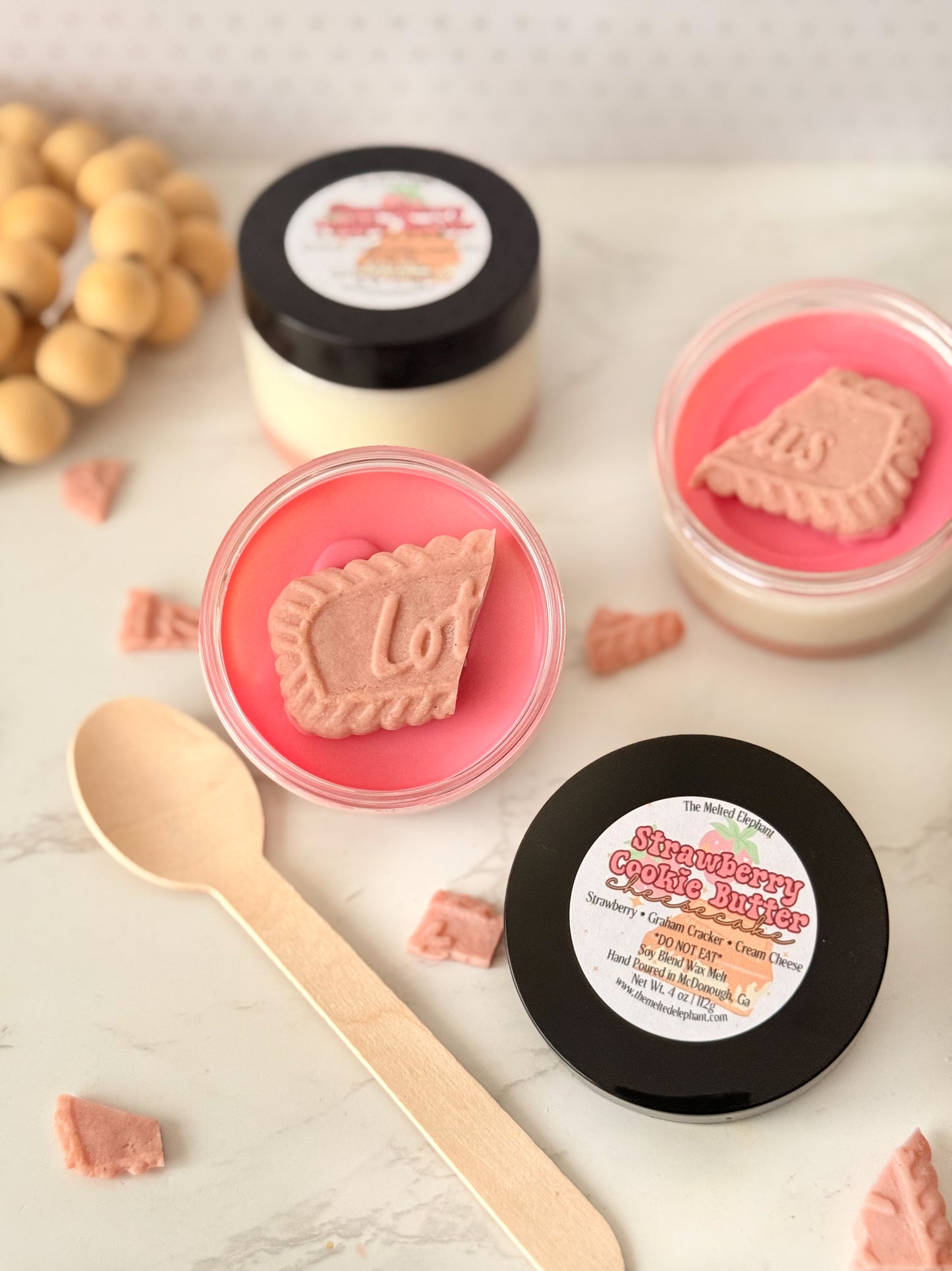 Strawberry Cookie Butter Cheesecake Scoopable Wax Melt